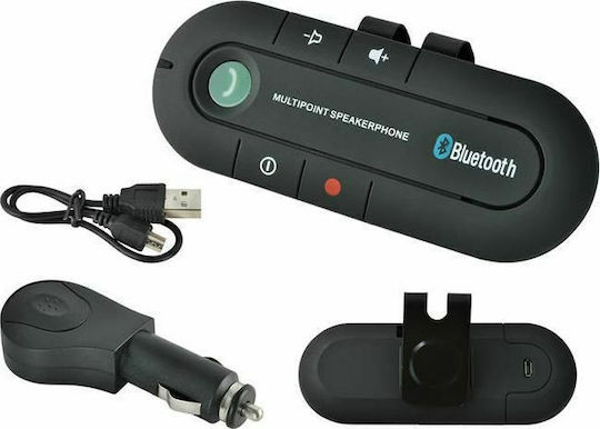 Carpower Bluetooth Autoturism V3.0 Handsfree pentru Parbriz (Port de încărcare USB)