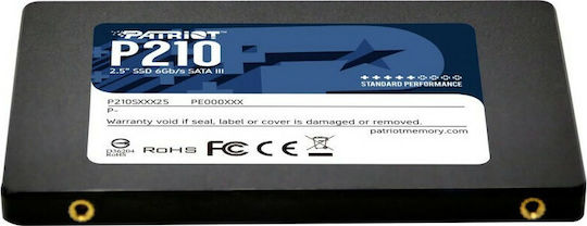 Patriot P210 SSD 256GB Type 2.5'' with SATA III Connection P210S256G25