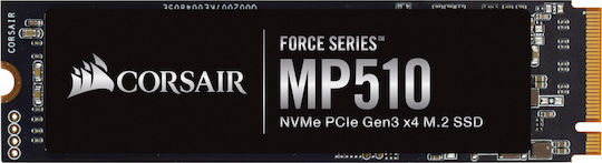 Corsair Force MP510 SSD 4TB τύπου M.2 με σύνδεση PCI Express 3.0 CSSD-F4000GBMP510