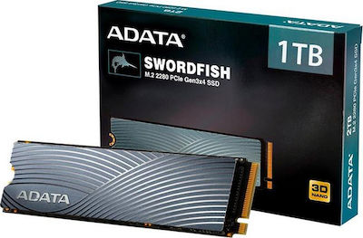 Swordfish SSD 1TB τύπου M.2 με σύνδεση PCI Express 3.0 και Ψύκτρα ASWORDFISH-1T-C