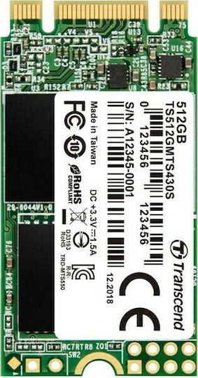Transcend 430S SSD 512GB M.2 with SATA III Connection