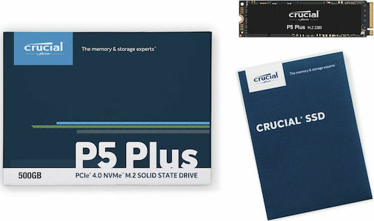 Crucial P5 Plus SSD 500GB M.2 NVMe PCI Express 4.0 CT500P5PSSD8