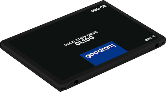 GoodRAM CL100 Gen.3 SSD 960GB Tip 2.5'' Cu Conexiune SATA III SSDPR-CL100-960-G3