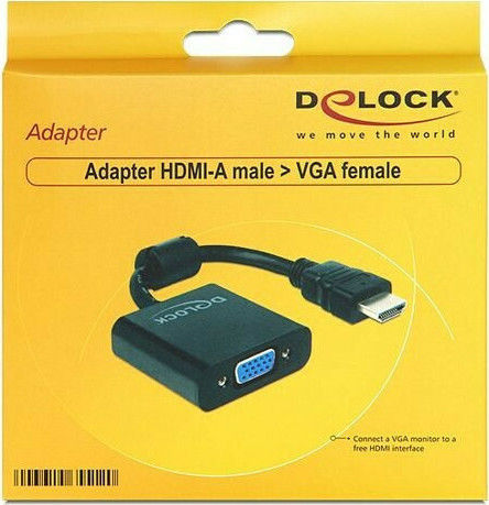 DeLock Converter HDMI male to VGA female 1pcs 65512