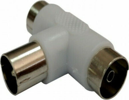KAL Electronics Конвертор RCA Мъжки в RCA 2x Женски Бял 1 Брой 10-4033