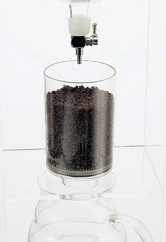Hario WDC-6 Ice Drip Brewer Klar mit Gesamtproduktion von 6 Tassen