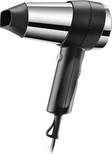 Valera Action Super Plus 1800 Hotel Hair Dryer Black 1.8kW with Spiral Cable up to 250cm