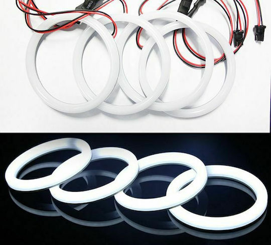 Car Headlight Angel Eyes Rings 12V White Color 1pcs