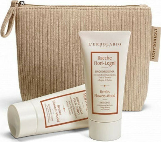 L' Erbolario Berries Flowers Wood Skin Care Set for Body Cleaning