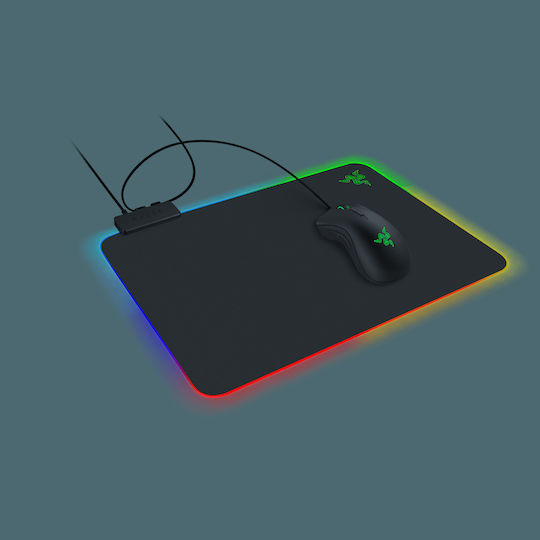 Razer Firefly V2 Gaming Mouse Pad Medium 335mm with RGB Lighting via USB Black RZ02-03020100-R3M1