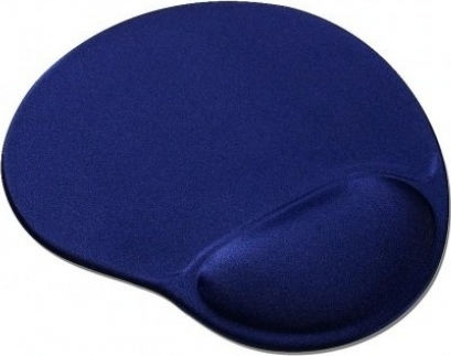 Gembird Gel Mouse Pad (260mm) με Στήριξη Καρπού Μπλε MP-GEL-B