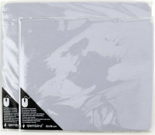 Gembird MP-PRINT-M Mouse Pad (250mm) Λευκό