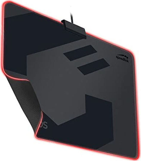 SpeedLink Orios Gaming Mouse Pad Medium (350mm) με RGB Φωτισμό Μαύρο SL-620105-BK