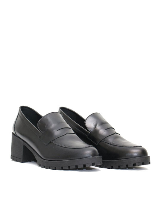 Damen Loafers Irene 2145 Leder Schwarz