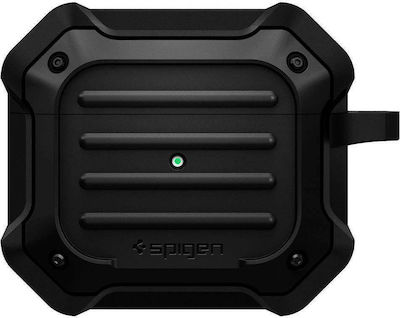 Spigen Tough Armor Silicone Case with Keychain Black for Apple AirPods 3
