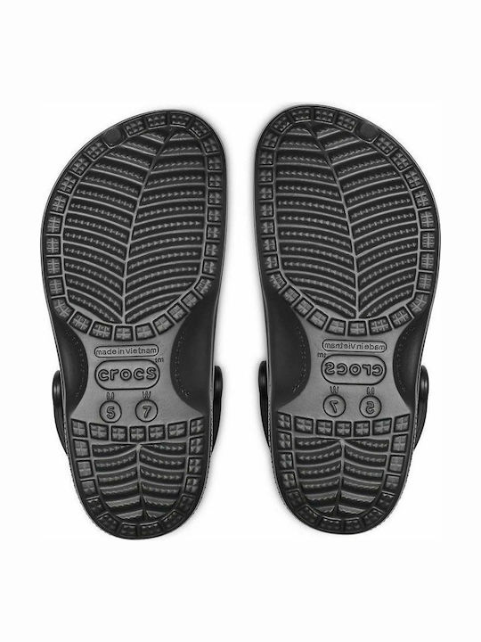 Crocs Baya Lined Anatomic Clogs with Fur Black