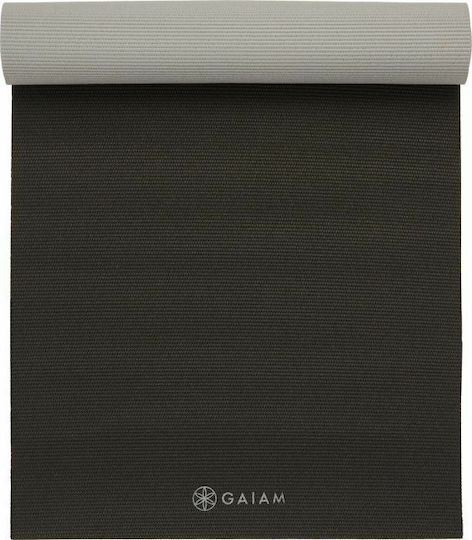 Gaiam Granite Storm Exercise Mat Gray (173x61x0.6cm)