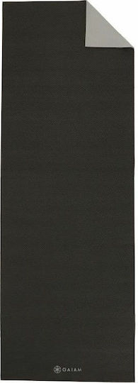 Gaiam Granite Storm Exercise Mat Gray (173x61x0.6cm)