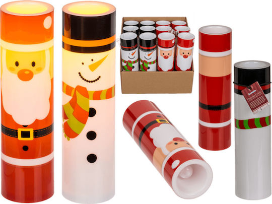 Thirea Christmas Plastic Battery Candle 21x5cm (Μiscellaneous Designs)