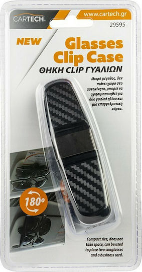 Cartech Θήκη Γυαλιών Αυτοκινήτου Μαύρη
