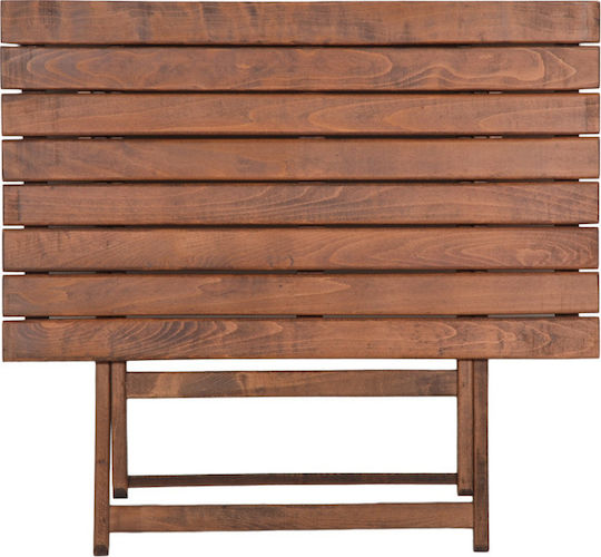 Table Sunset Foldable 100x60x76cm Walnut Table Sunset Foldable 100x60x76cm Walnut