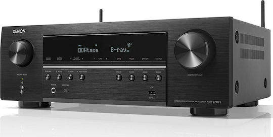 Denon AVR-S760H Ραδιοενισχυτής Home Cinema 4K/8K 7.2 Καναλιών με HDR και Dolby Atmos Μαύρος