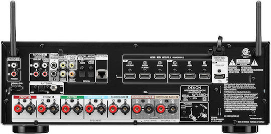Denon AVR-S760H Ραδιοενισχυτής Home Cinema 4K/8K 7.2 Καναλιών με HDR και Dolby Atmos Μαύρος