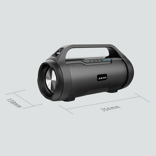 Akai Proffesional ABTS-50 Ηχείο Bluetooth 30W με Ραδιόφωνο και Διάρκεια Μπαταρίας έως 7 ώρες Μαύρο