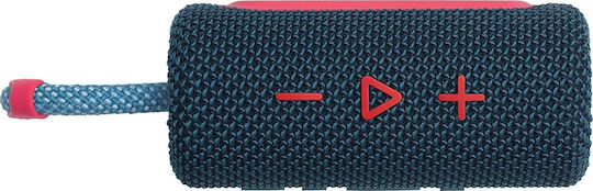 JBL Go 3 Waterproof Bluetooth Speaker 4.2W with Battery Life up to 5 hours Blue/Pink