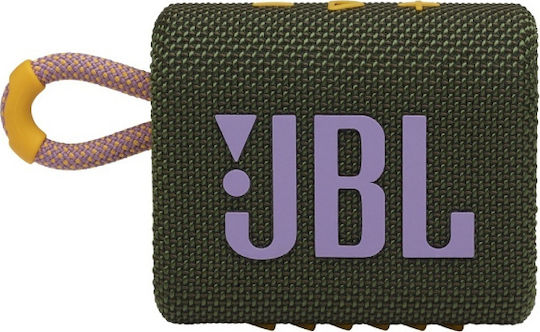 JBL Go 3 Водоустойчиво Bluetooth високоговорител 4.2W с живот на батерията до 5 часа Зелен