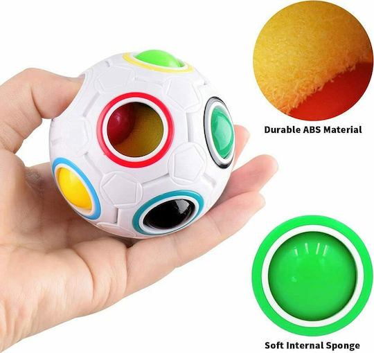 Cuberspeed Rainbow Ball Puzzle Made of Plastic for Ages 6+ 999991