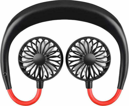USB Rechargeable Neck Fan 500mAh 60W Black 9078 4165320013 4977