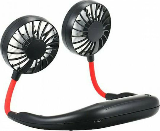 USB Rechargeable Neck Fan 500mAh 60W Black 9078 4165320013 4977