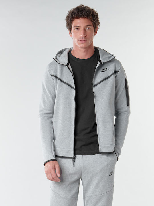 Sportswear Tech Fleece Яке с Качулка Сив Меланж