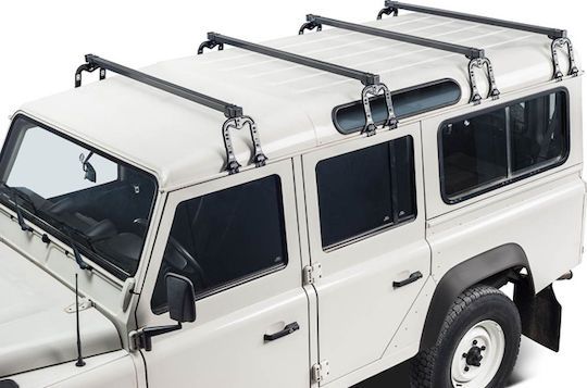 Cruz Roof Bars Steel 140cm. (with Roof Rack Legs) Silver
