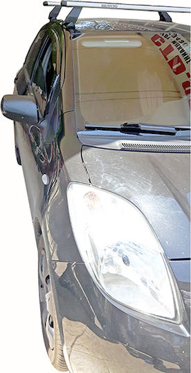 Menabo Таванни Стелки За Автомобил От Алуминий За Toyota Yaris 2005-2010 С Крака За Покривен Багажник И Заключване МП.TYARIS.08