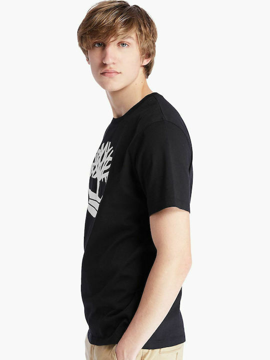 Brand Tree T-shirt Μαύρο