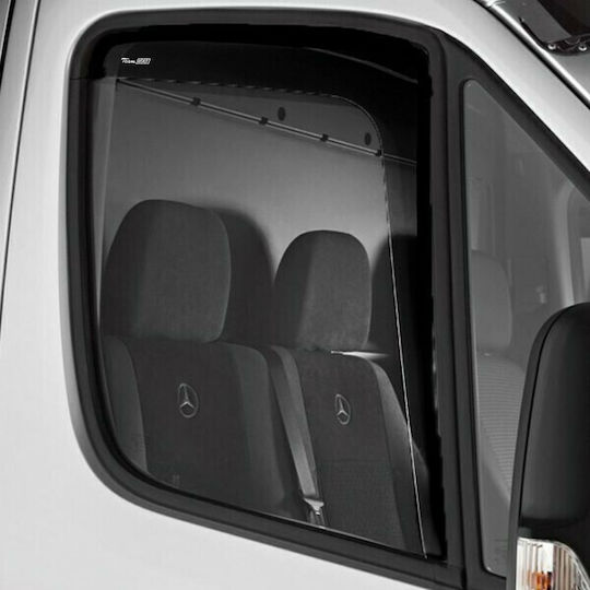 Heko Set of Windbreakers Front Car Dark Fime for Mercedes-Benz Sprinter 2pcs