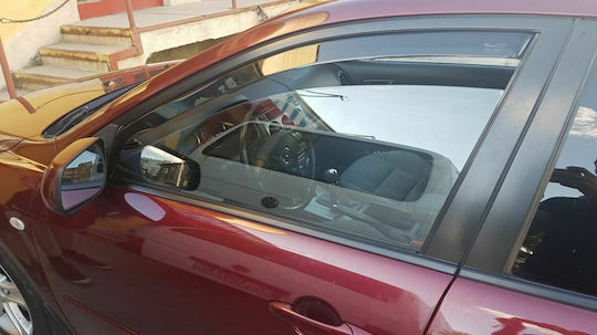 Heko Σετ Ανεμοθραύστες Αυτοκινήτου Μπροστινοί Σκούρο Φιμέ για Mazda 6 GG / GY 4D/5D 2002-2007 2τμχ