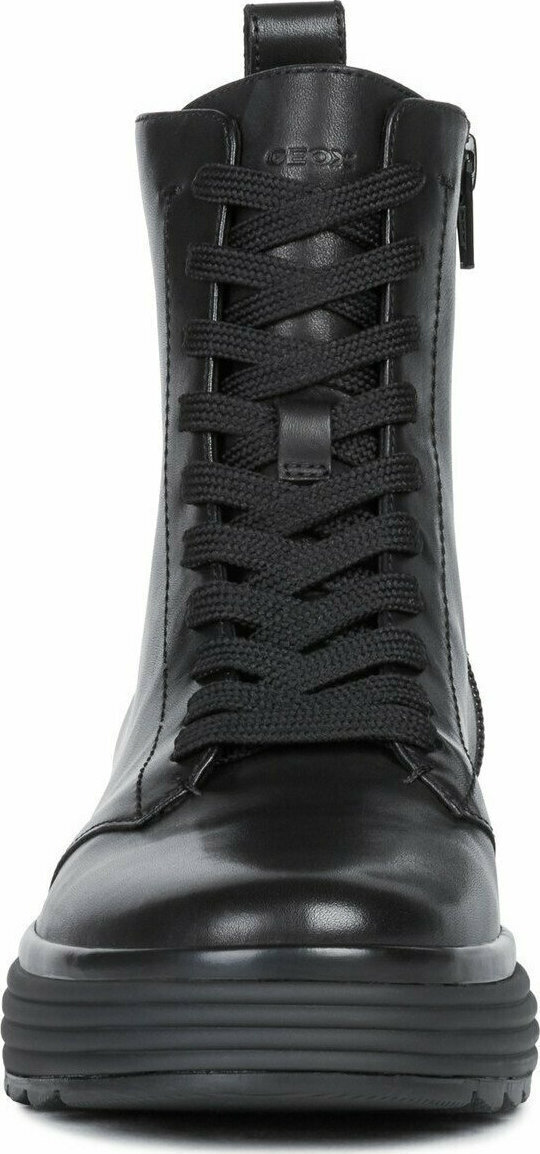 Geox Damen Stiefeletten Phaolae A – Aus Glattleder, Mit Reißverschluss | Atmungsaktiv, Bequem, Absatz 5 Cm