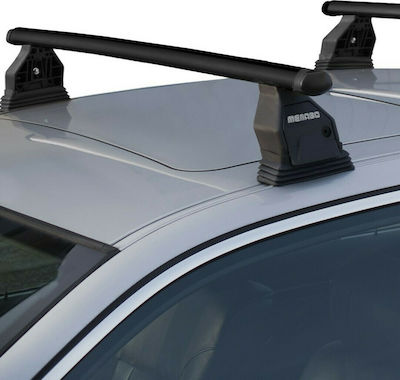 Menabo 130cm. for Cars with Factory Bars (with Roof Rack Legs) Black