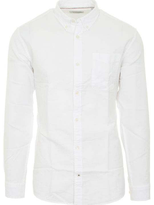 Long-sleeved Cotton Shirt White