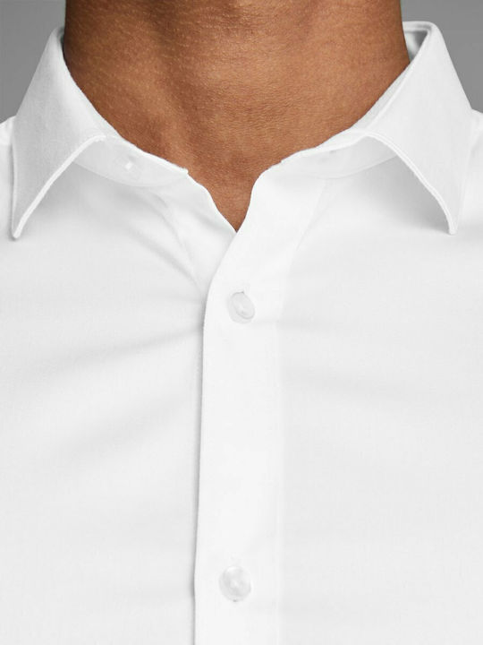 Long-sleeved Cotton Shirt White