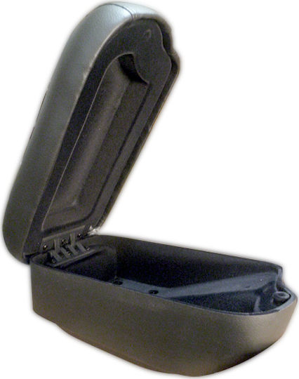 Cik Car PU Armrest for Seat Leon II Black