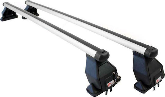 Menabo 112cm. (with Roof Rack Legs) Silver