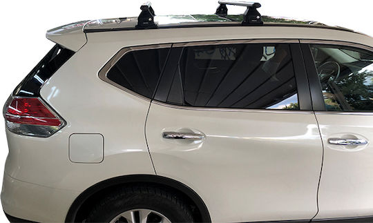 Nordrive Aluminum Car Roof Bars for Nissan X-Trail 2014 Set with Roof Rack Legs and Lock MPNXTRAIL07