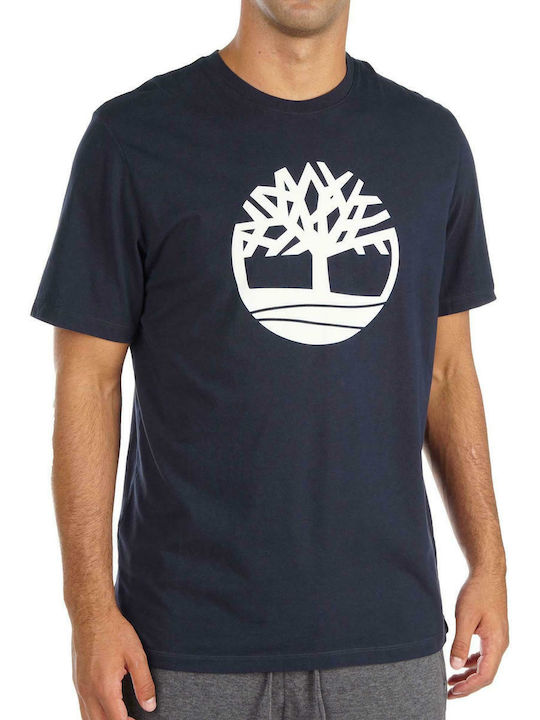 K-R Brand Tree T-shirt Navy Μπλε