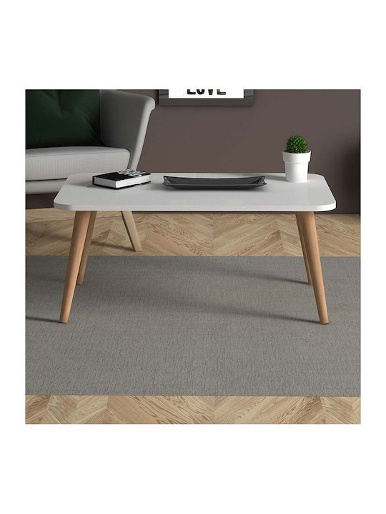 Rechteckiger Zentraler Kaffeetisch Soul Holz Weiß M90xL55xH41cm GP022-0031 1