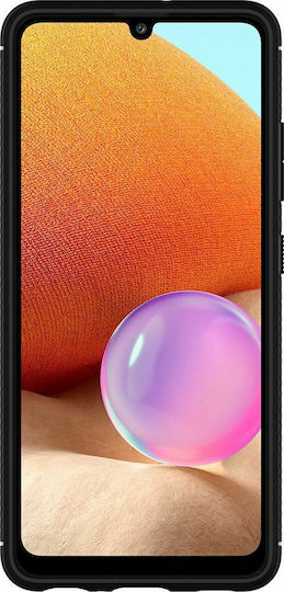 Spigen Rugged Armor Back Cover Σιλικόνης 2mm Μαύρο (Galaxy A52 / A52s)