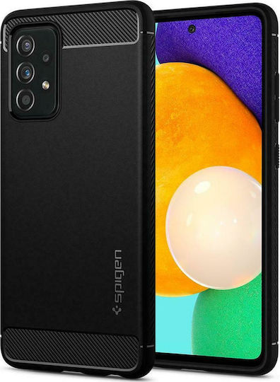 Spigen Rugged Armor Back Cover Σιλικόνης 2mm Μαύρο (Galaxy A52 / A52s)